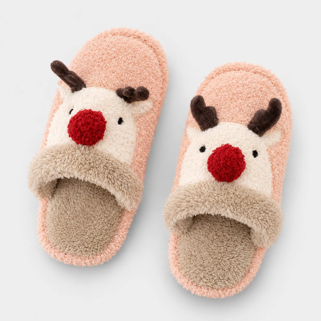 RedNose™ Plush House Slippers