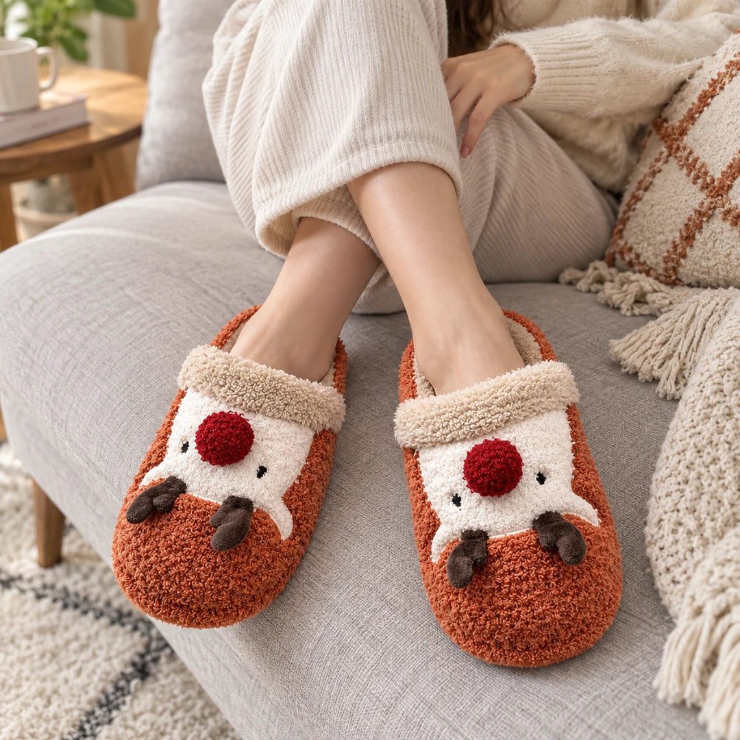 RedNose™ Plush House Slippers
