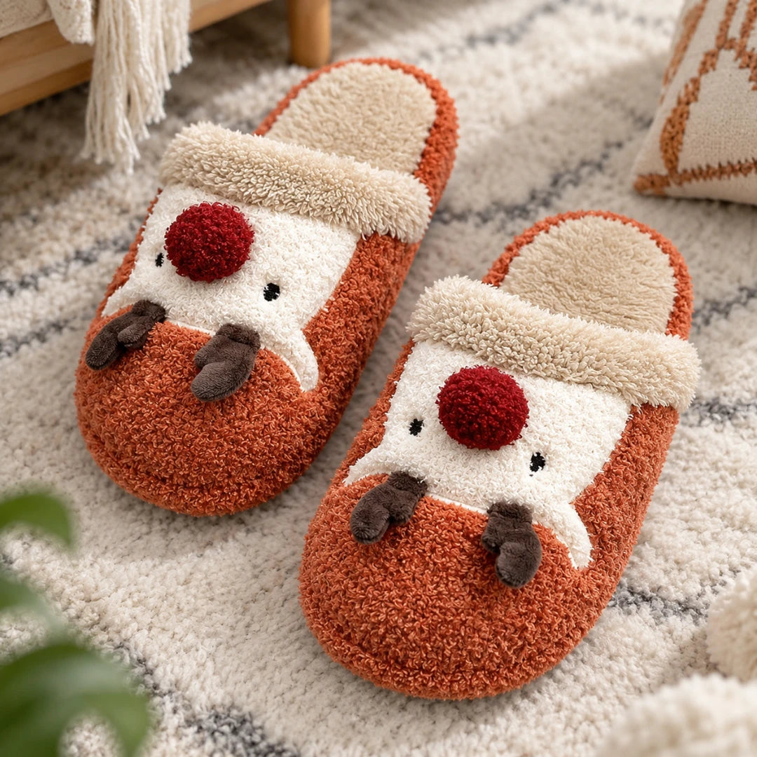 RedNose™ Plush House Slippers