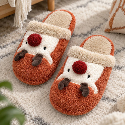 RedNose™ Plush House Slippers