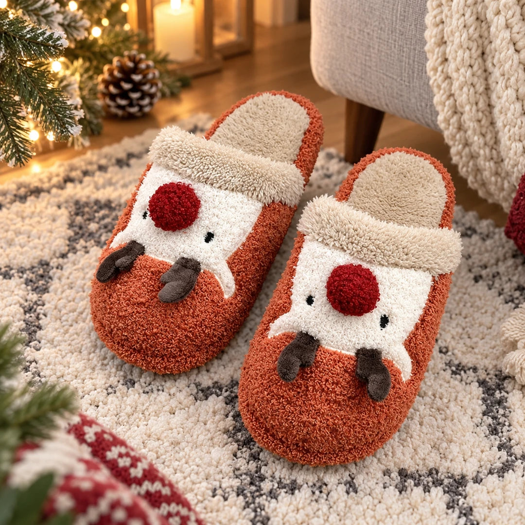 RedNose™ Plush House Slippers