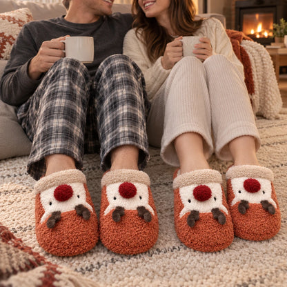 RedNose™ Plush House Slippers