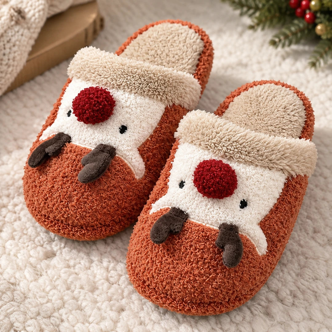 RedNose™ Plush House Slippers