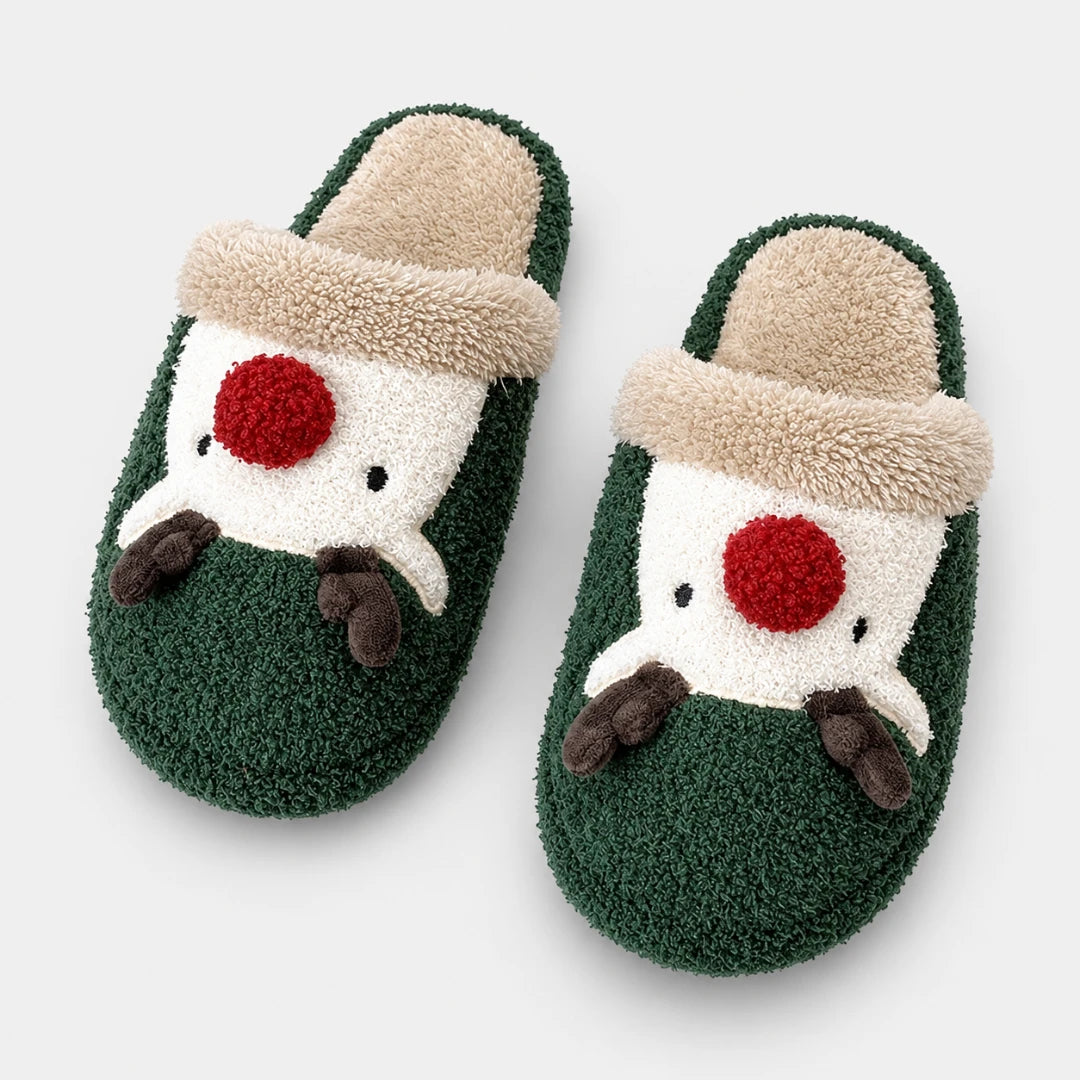 RedNose™ Plush House Slippers
