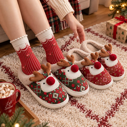 ReinCozy™ Plush House Slippers