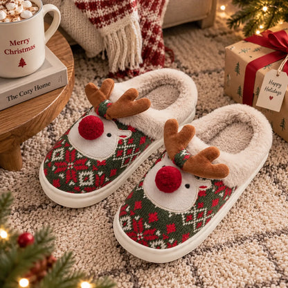 ReinCozy™ Plush House Slippers