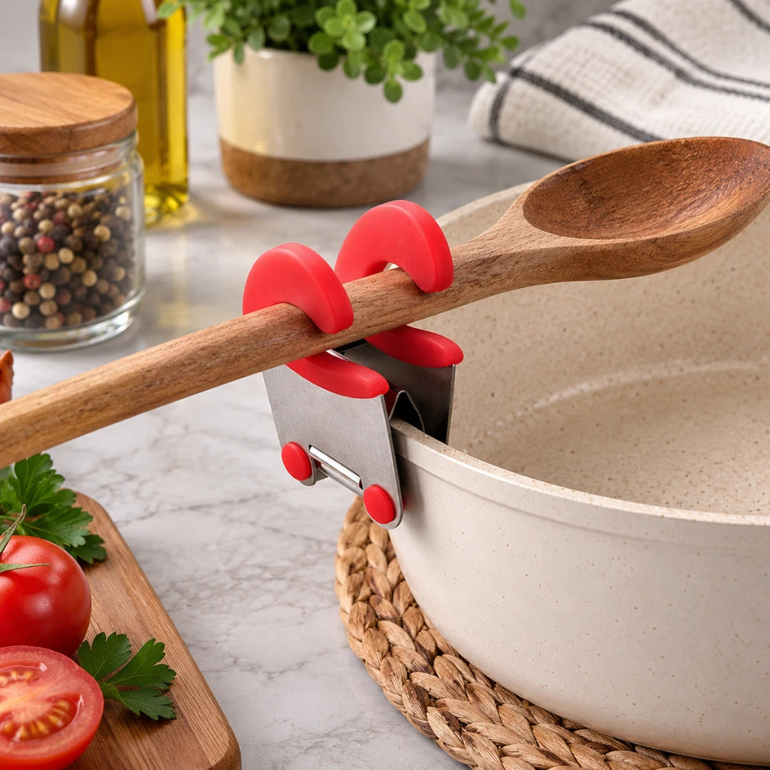 RestClip™ Pot-Side Utensil Holder