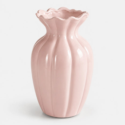 RippleVase™ Fluted Ceramic Vase