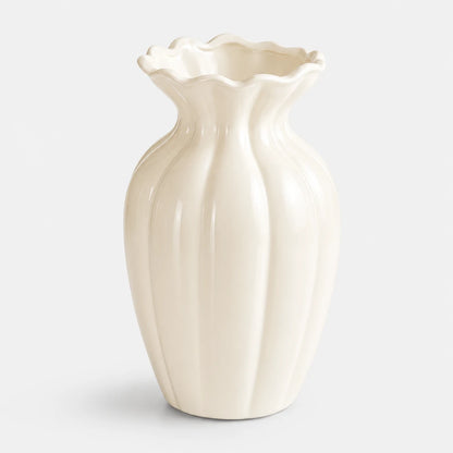 RippleVase™ Fluted Ceramic Vase