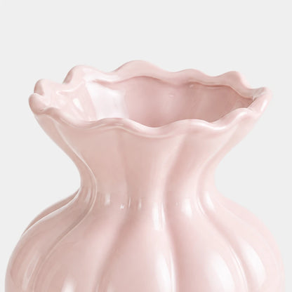 RippleVase™ Fluted Ceramic Vase