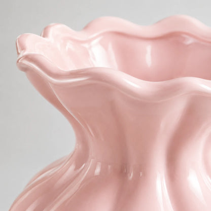 RippleVase™ Fluted Ceramic Vase