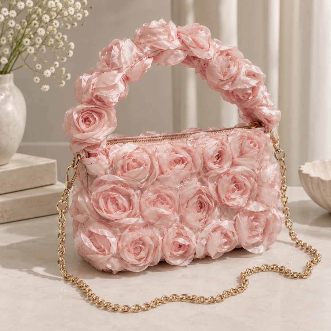 RoseBloom™ Floral Handbag
