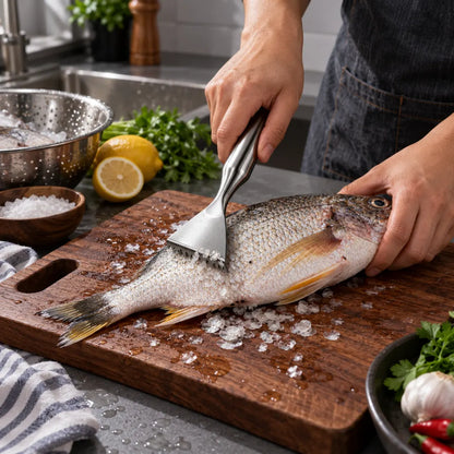 ScaleStrip™ Stainless Steel Fish Descaler