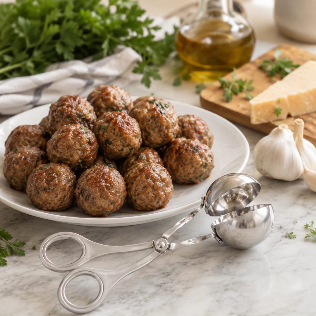 ScoopSnap™ Meatball Forming Tongs