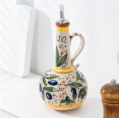 Italian Ceramic Olive Oil Dispenser