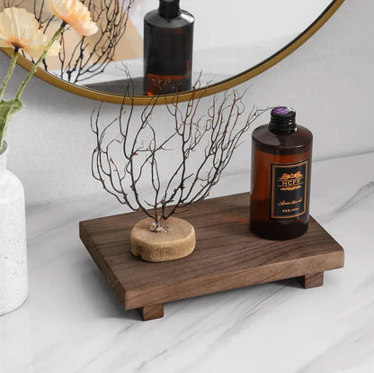 Grained Wooden Stand