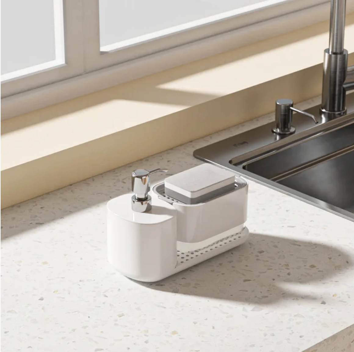 Sleek 3-in-1 Soap Dispenser
