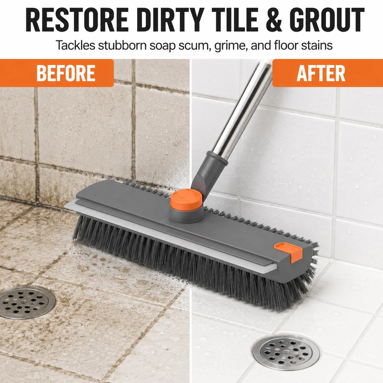 ScrubKing™ 3-in-1 Long Handle Scrub Brush4