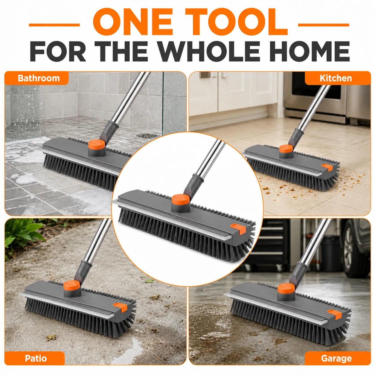 ScrubKing™ 3-in-1 Long Handle Scrub Brush5