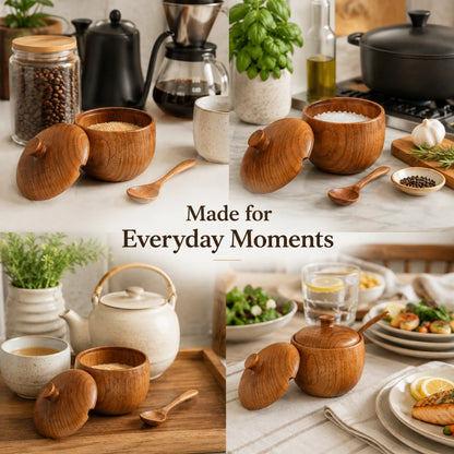 PantryNest™ Wood Seasoning Jar