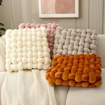 Serenique Braided Plush Cushion