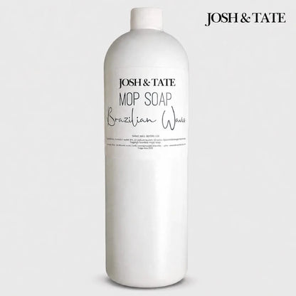 Josh & Tate - ShineCraft Multi-Surface Mop Soap - White bottle of Josh & Tate Mop Soap on a light gray background