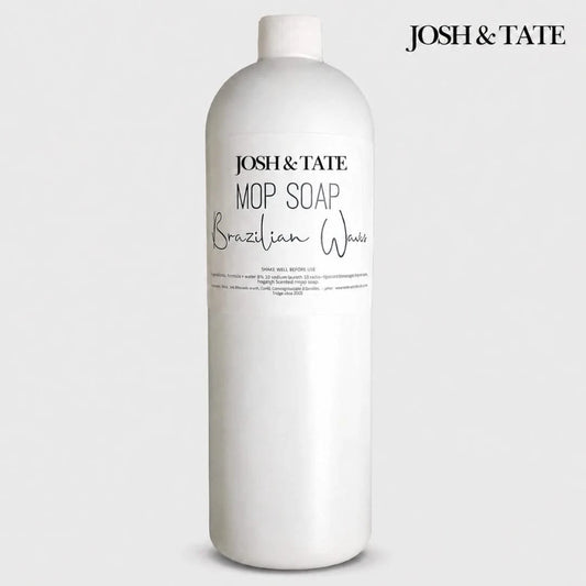 Josh & Tate - ShineCraft Multi-Surface Mop Soap - White bottle of Josh & Tate Mop Soap on a light gray background