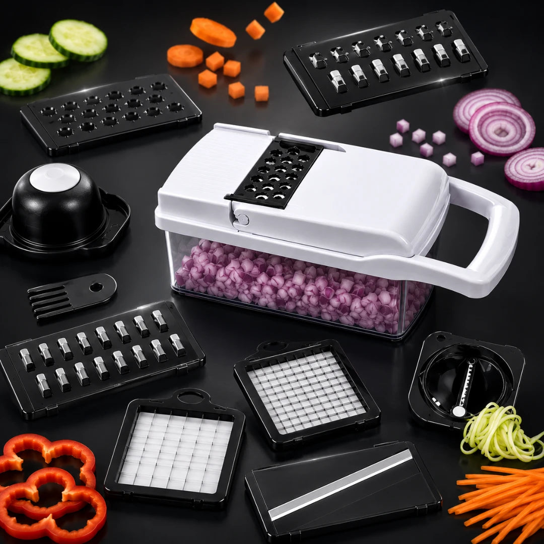 SliceBox™ 15-Piece Multi-Blade Chopper