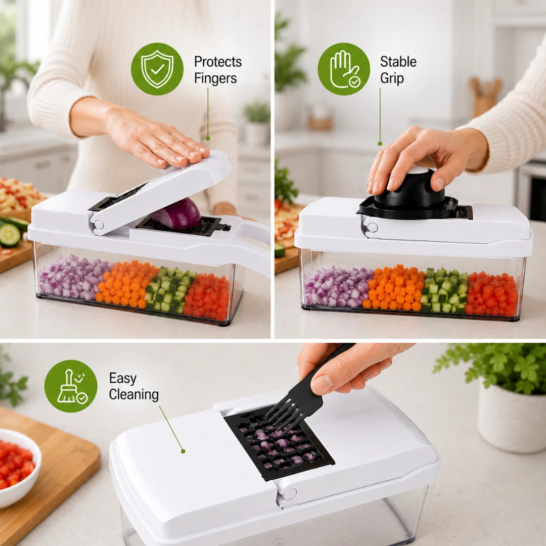 SliceBox™ 15-Piece Multi-Blade Chopper
