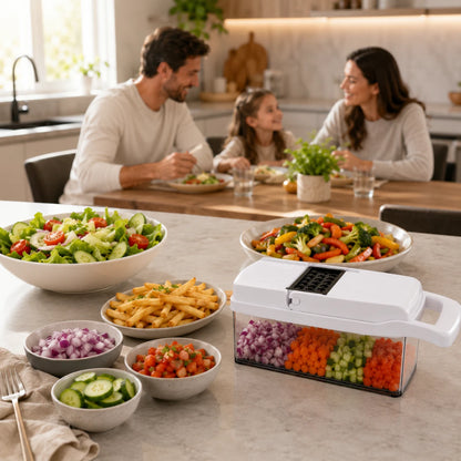 SliceBox™ 15-Piece Multi-Blade Chopper