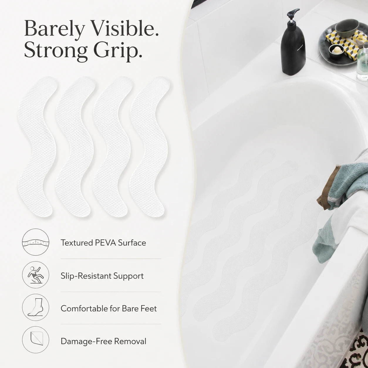 SlipGuard Shower Safety Strips
