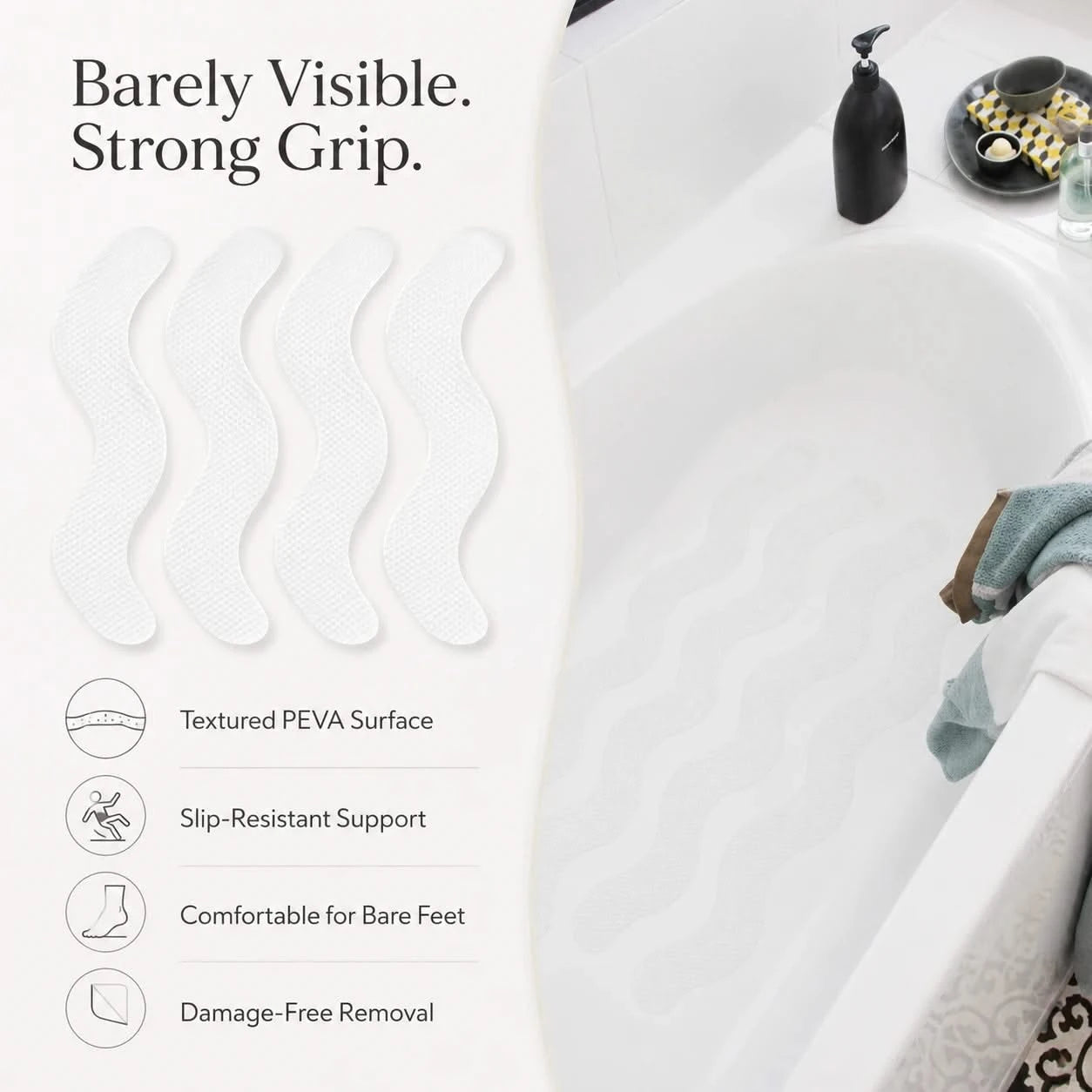 SlipGuard Shower Safety Strips