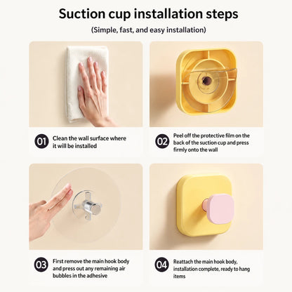 SnapGrip™ No-Drill Suction Hook