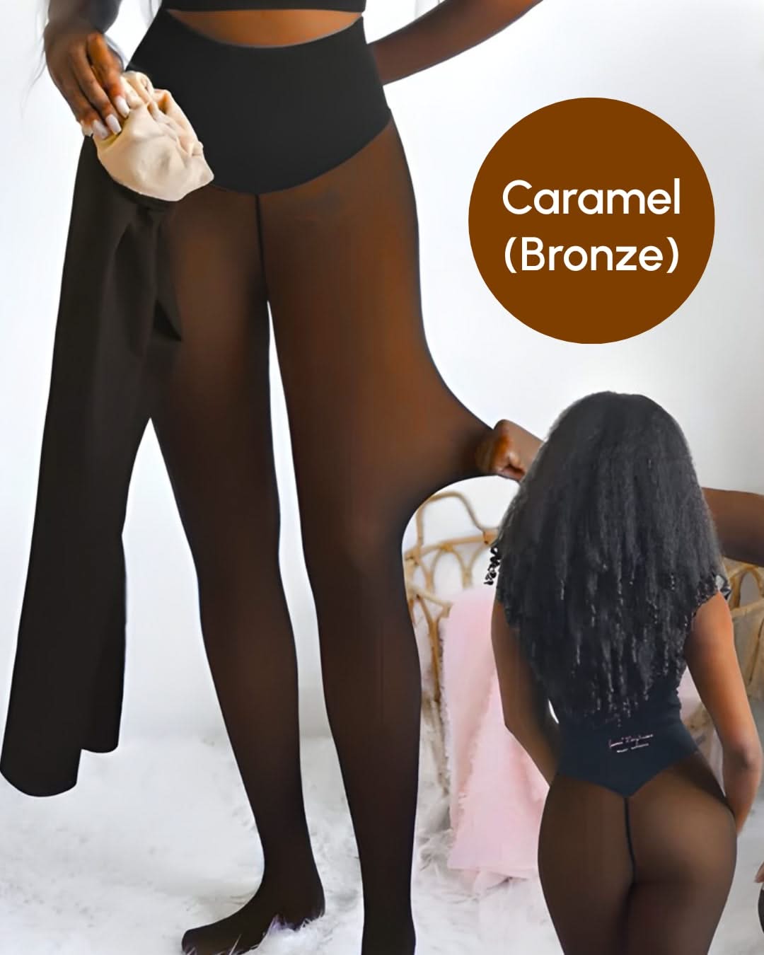 Snatched One-Seam Sheer Fleece Leggings 11