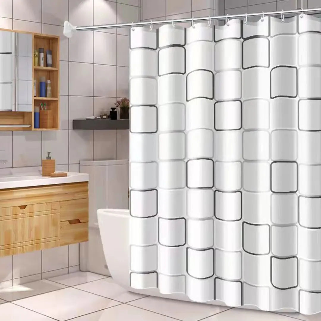 SoftScreen™ Waterproof Shower Curtain