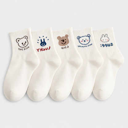 SoftStep™ Cartoon & Colorblock Socks