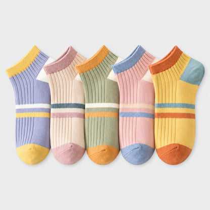 SoftStep™ Cartoon & Colorblock Socks