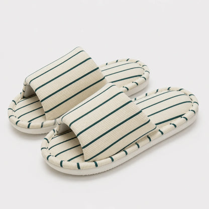 SoftStripe™ Cozy Home Slippers