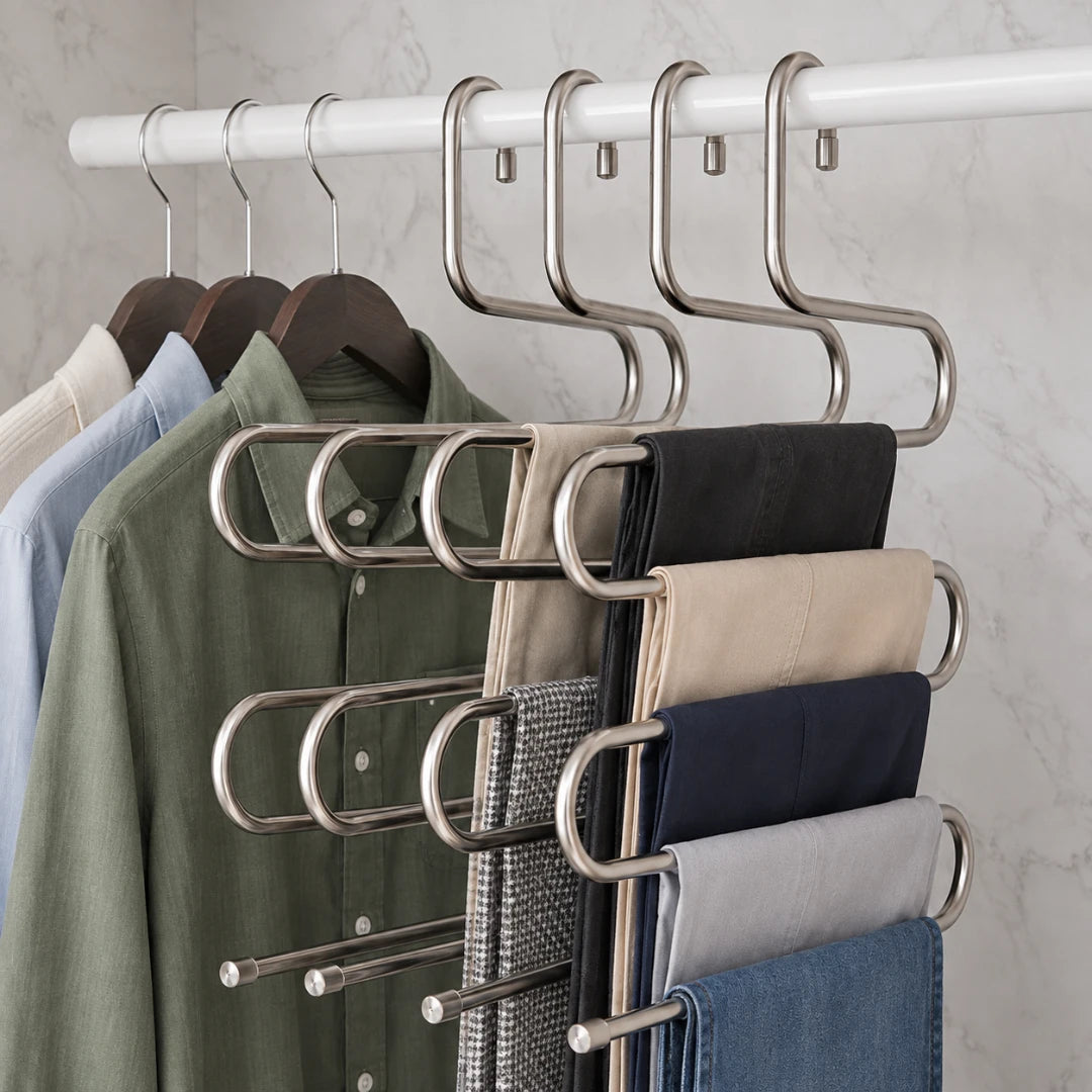 SpaceRail™ 5-in-1 Pants Hanger