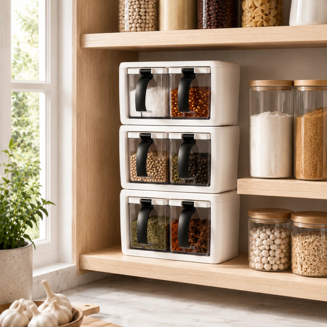 SpiceStack™ Press-Open Seasoning Set