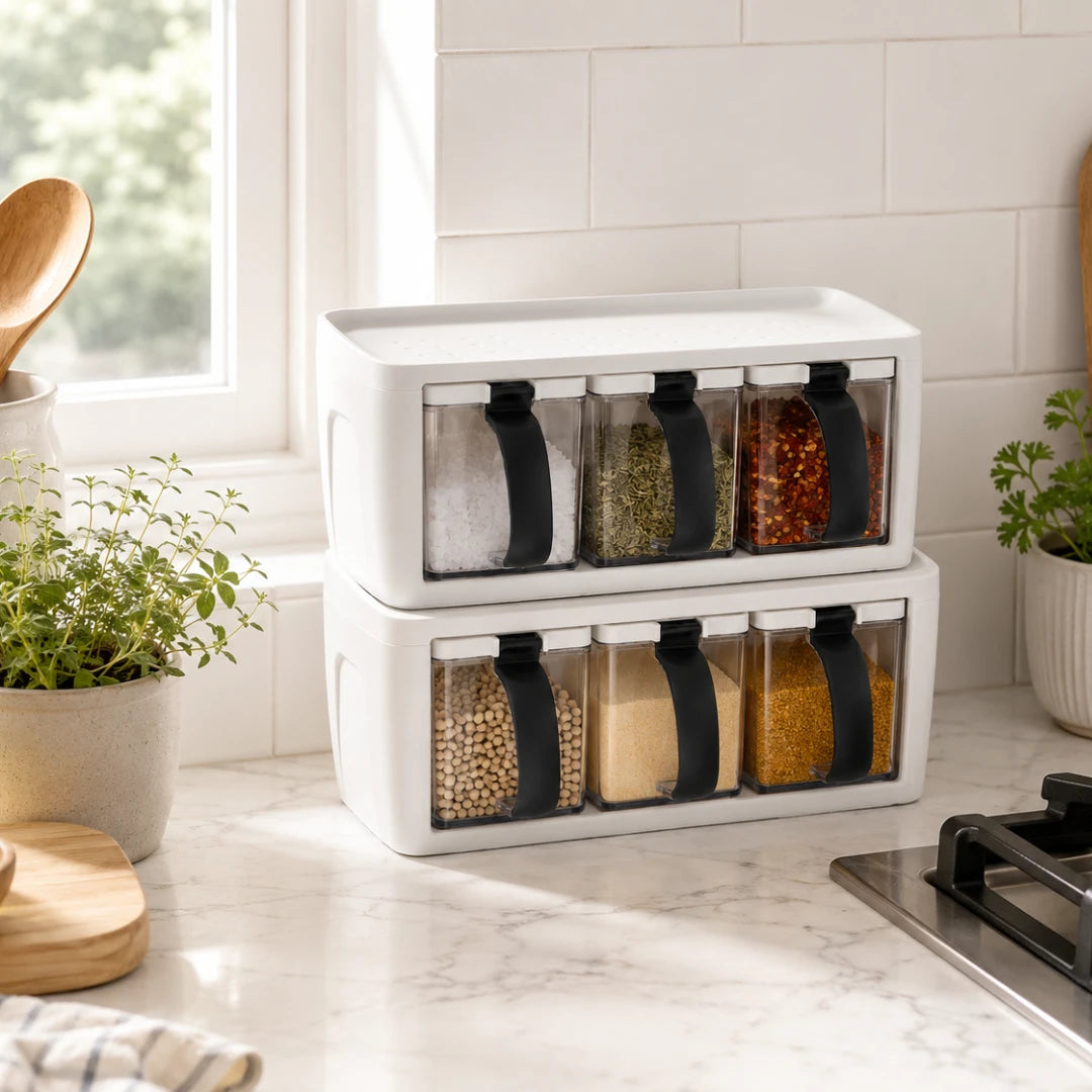 SpiceStack™ Press-Open Seasoning Set