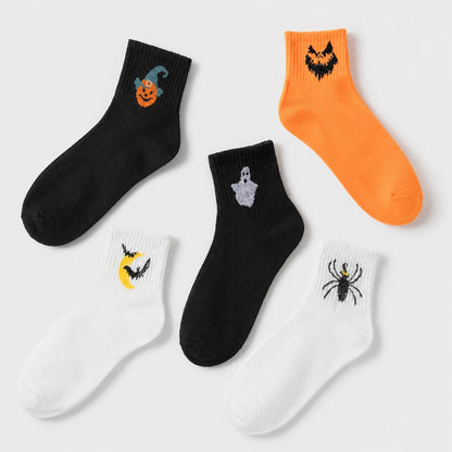 SpookStep™ 5-Pair Halloween Sock Set