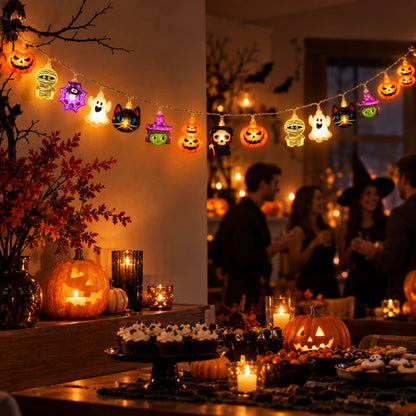 SpookString™ Mixed Halloween Light Chain