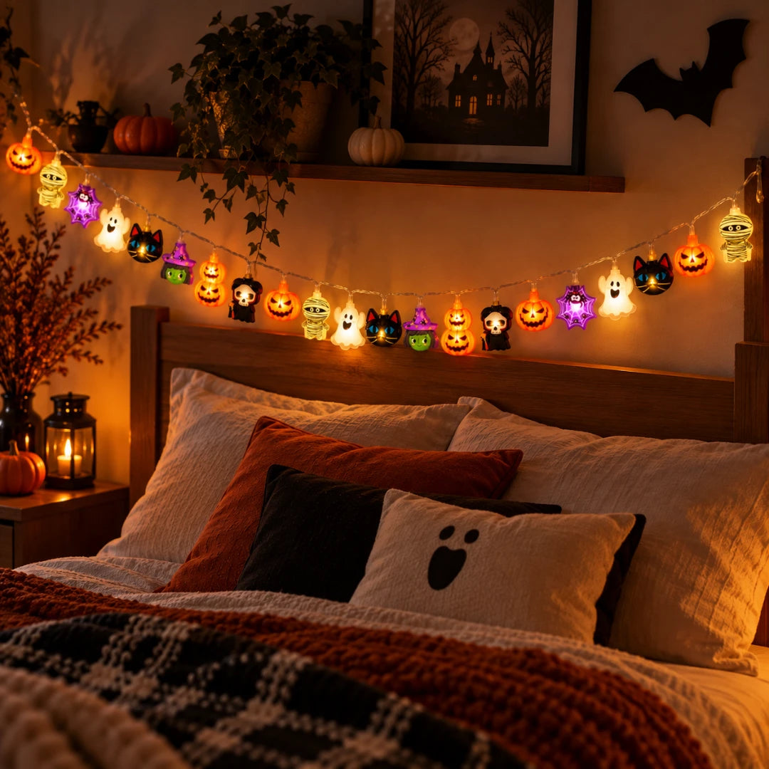 SpookString™ Mixed Halloween Light Chain