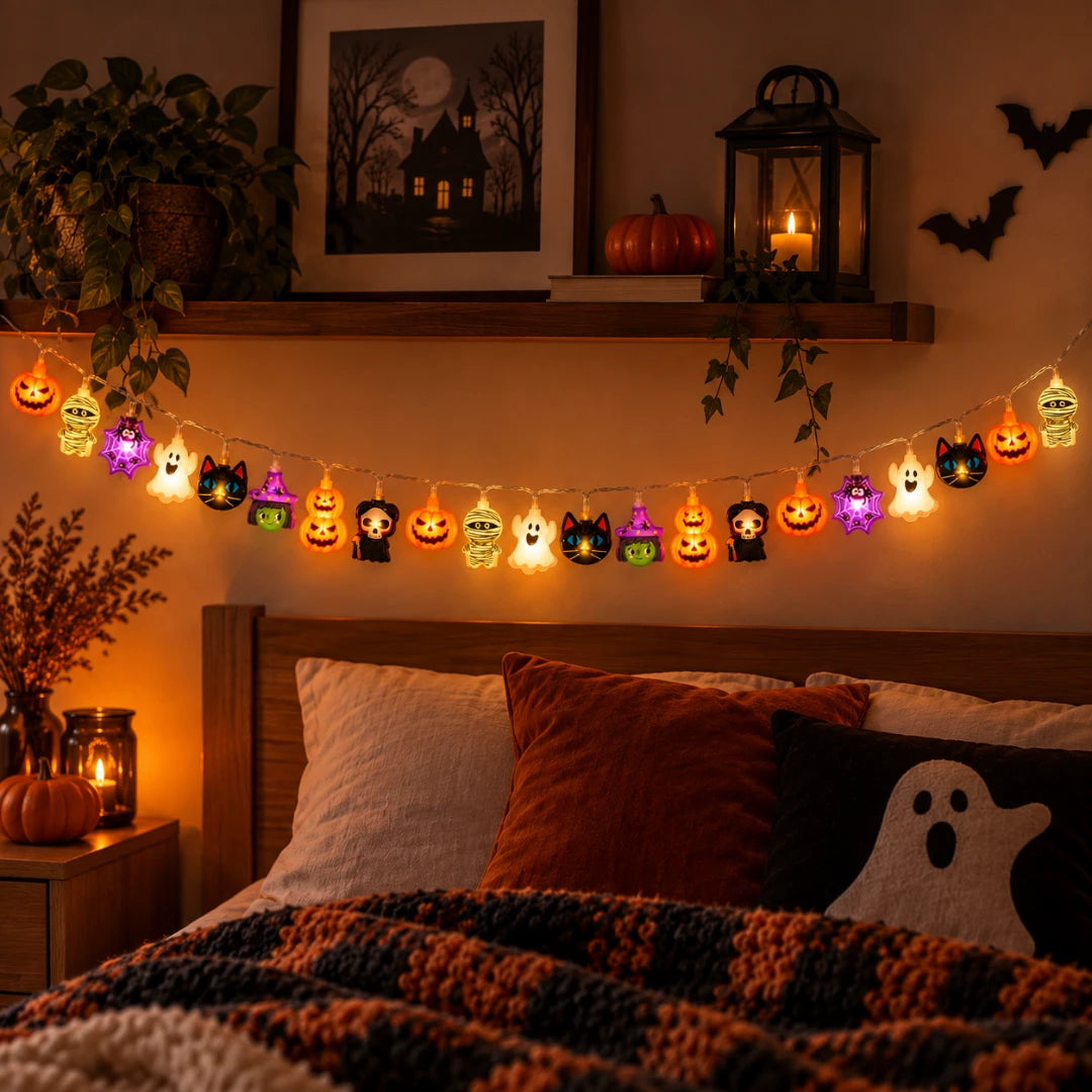 SpookString™ Mixed Halloween Light Chain