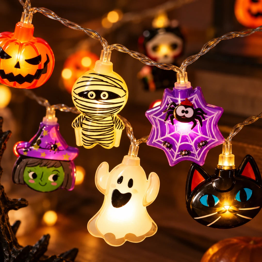 SpookString™ Mixed Halloween Light Chain