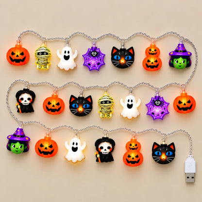 SpookString™ Mixed Halloween Light Chain