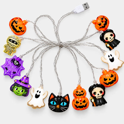 SpookString™ Mixed Halloween Light Chain