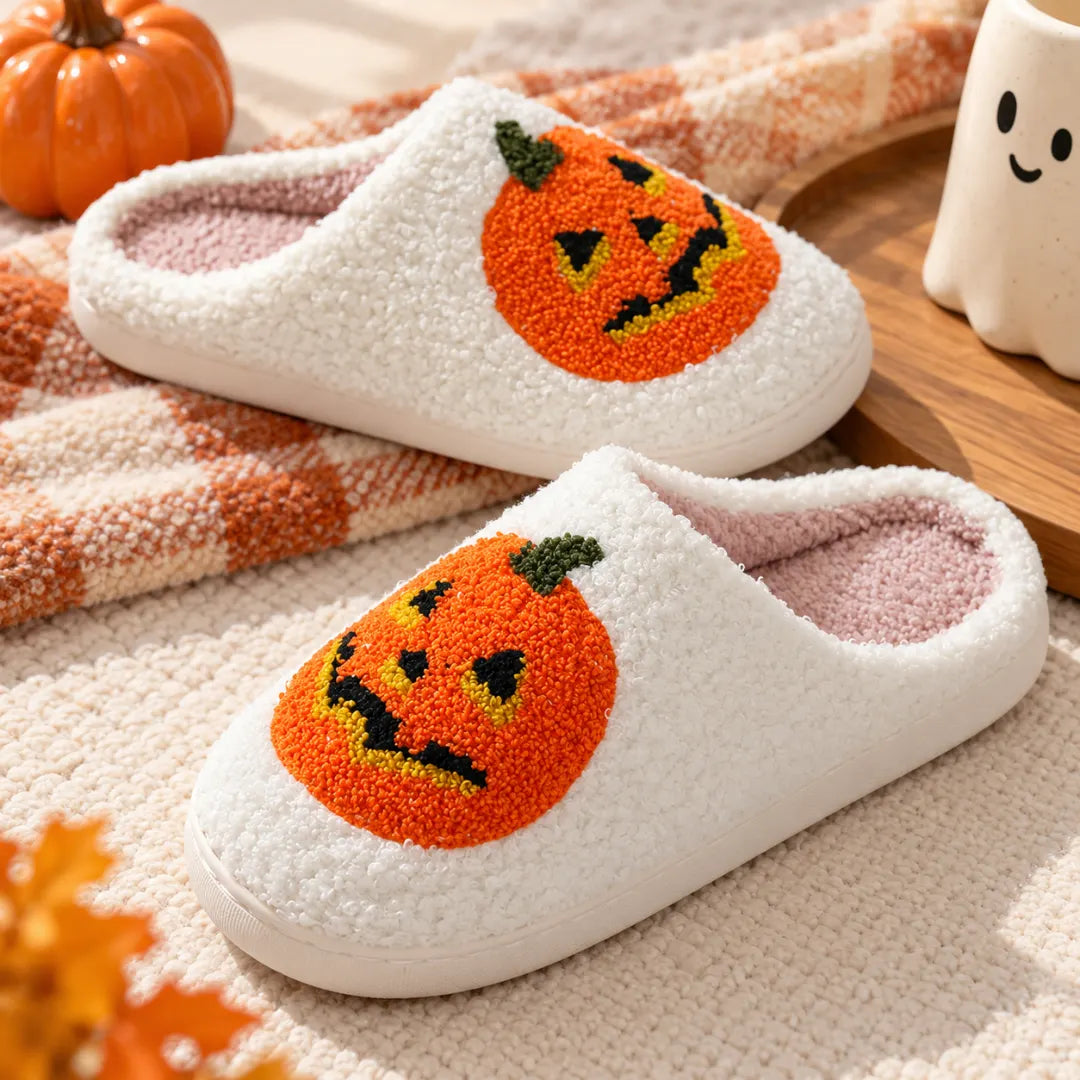 SpookyPumpkin™ Halloween Slippers