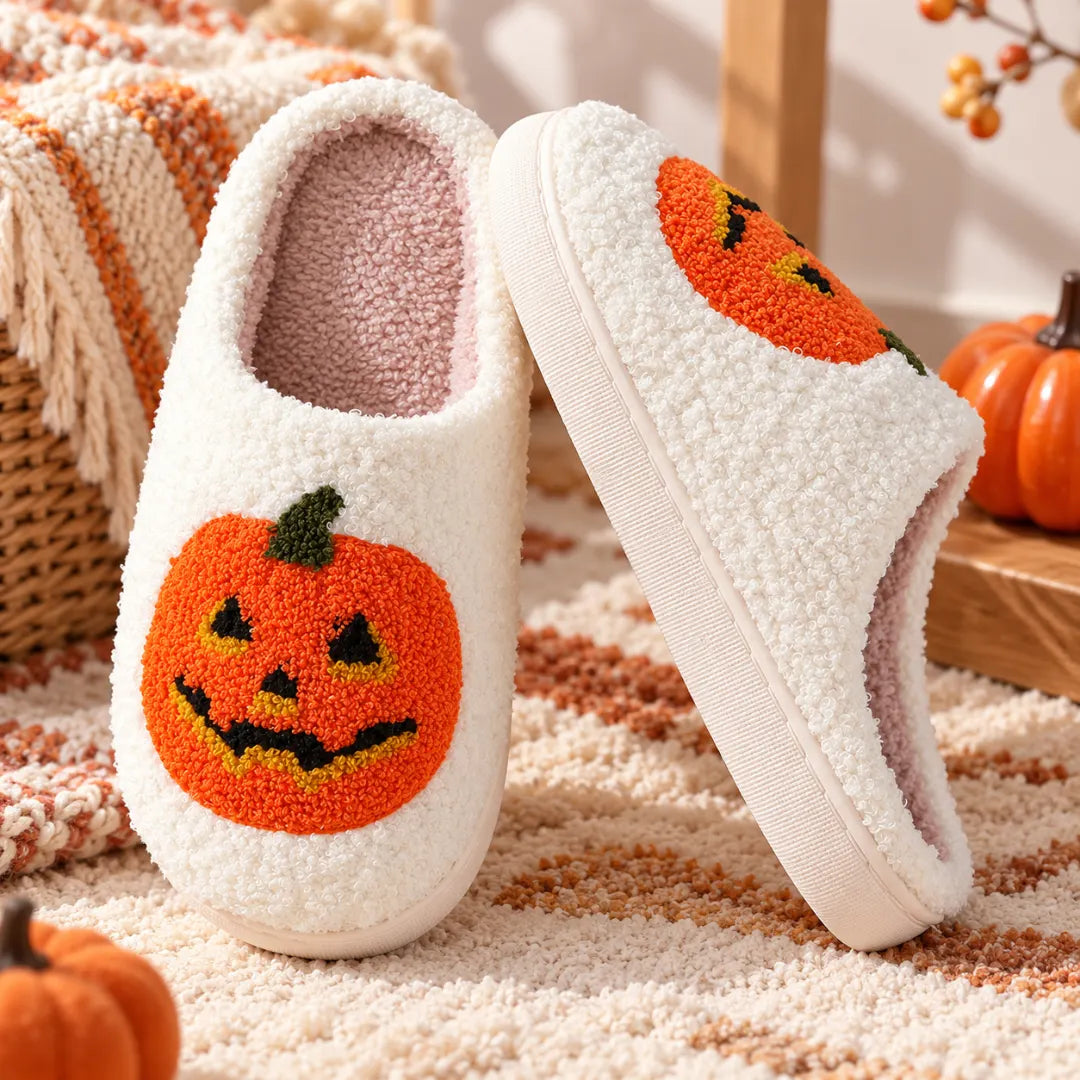 SpookyPumpkin™ Halloween Slippers
